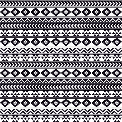 Black and white tribal pattern craft vinyl - HTV -  Adhesive Vinyl -  Aztec Peruvian pattern HTV907 - Breeze Crafts