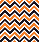 Orange, black and white chevron pattern craft  vinyl - HTV -  Adhesive Vinyl -  Halloween large zig zag pattern HTV69