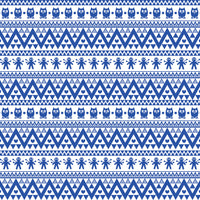 Blue owl tribal pattern craft vinyl - HTV -  Adhesive Vinyl -  Aztec Peruvian pattern HTV309 - Breeze Crafts