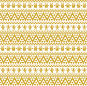 Gold owl tribal pattern non-metallic craft  vinyl - HTV -  Adhesive Vinyl -  Aztec Peruvian pattern HTV329 - Breeze Crafts