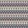 Black magenta and orange owl tribal pattern craft vinyl - HTV -  Adhesive Vinyl -  Aztec Peruvian pattern Halloween  HTV314 - Breeze Crafts