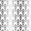 Black grey and white floral skull gradient pattern craft vinyl sheet - HTV -  Adhesive Vinyl -  Halloween pattern HTV826 - Breeze Crafts
