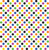 Multi color dot pattern craft  vinyl - HTV -  Adhesive Vinyl -  medium polka dots HTV1600