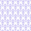 Lavender and white floral skull pattern craft vinyl sheet - HTV -  Adhesive Vinyl -  Halloween pattern HTV811