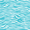 Aqua zebra print craft  vinyl sheet - HTV -  Adhesive Vinyl -  pattern vinyl HTV1224 - Breeze Crafts