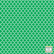 Green quatrefoil craft  vinyl - HTV -  Adhesive Vinyl -  quatrefoil pattern   HTV1414