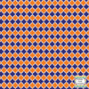 Navy and orange quatrefoil craft  vinyl - HTV -  Adhesive Vinyl -  quatrefoil pattern HTV1429
