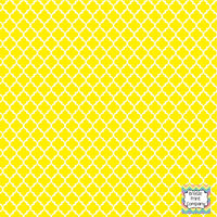 Yellow quatrefoil craft  vinyl - HTV -  Adhesive Vinyl -  quatrefoil pattern HTV1442