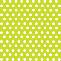 Lime with white polka dot pattern craft  vinyl - HTV -  Adhesive Vinyl -  medium polka dots HTV1602