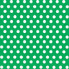 Green with white polka dot pattern craft  vinyl - HTV -  Adhesive Vinyl -  medium polka dots HTV1603