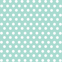 Mint with white polka dot pattern craft  vinyl - HTV -  Adhesive Vinyl -  medium polka dots HTV1605