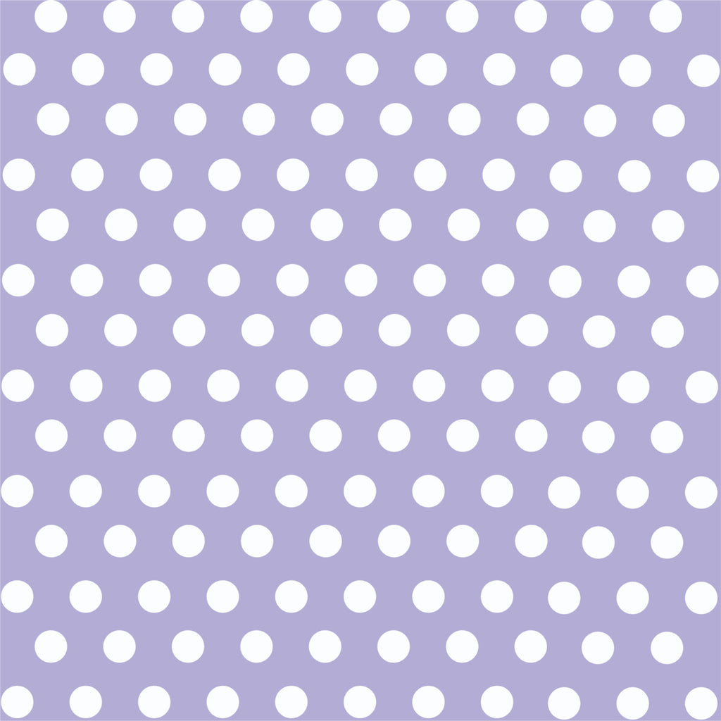 Lavender with white polka dot pattern craft  vinyl - HTV -  Adhesive Vinyl -  medium polka dots HTV1610