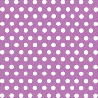 Orchid with white polka dot pattern craft  vinyl - HTV -  Adhesive Vinyl -  medium polka dots HTV1626