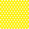 Yellow with white polka dot pattern craft  vinyl - HTV -  Adhesive Vinyl -  medium polka dots HTV1601