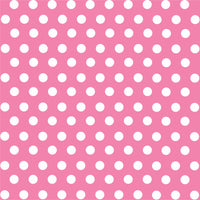 Pink with white polka dot pattern craft  vinyl - HTV -  Adhesive Vinyl -  medium polka dots HTV1615