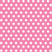 Pink with white polka dot pattern craft  vinyl - HTV -  Adhesive Vinyl -  medium polka dots HTV1615
