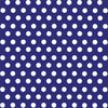 Navy with white polka dot pattern craft  vinyl - HTV -  Adhesive Vinyl -  medium polka dots HTV1621