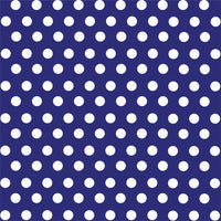 Navy with white polka dot pattern craft  vinyl - HTV -  Adhesive Vinyl -  medium polka dots HTV1621