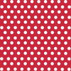 Brick red with white polka dot pattern craft  vinyl - HTV -  Adhesive Vinyl -  medium polka dots HTV1623 - Breeze Crafts