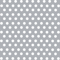 Grey with white polka dot pattern craft  vinyl - HTV -  Adhesive Vinyl -  medium polka dots HTV1624