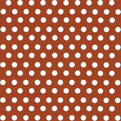 Brown with white polka dot pattern craft  vinyl - HTV -  Adhesive Vinyl -  medium polka dots HTV1628 - Breeze Crafts