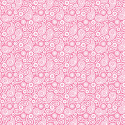 Pink and white paisley pattern craft  vinyl sheet - HTV -  Adhesive Vinyl -  medium pink HTV1911