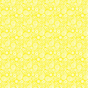 Yellow and white paisley pattern craft  vinyl sheet - HTV -  Adhesive Vinyl -   HTV1903