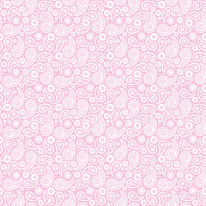 Light pink and white paisley pattern craft  vinyl sheet - HTV -  Adhesive Vinyl -  HTV1914
