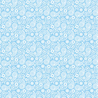 Light blue and white paisley pattern craft  vinyl sheet - HTV -  Adhesive Vinyl -  HTV1915