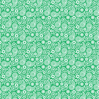 Green and white paisley pattern craft  vinyl sheet - HTV -  Adhesive Vinyl -  HTV1917