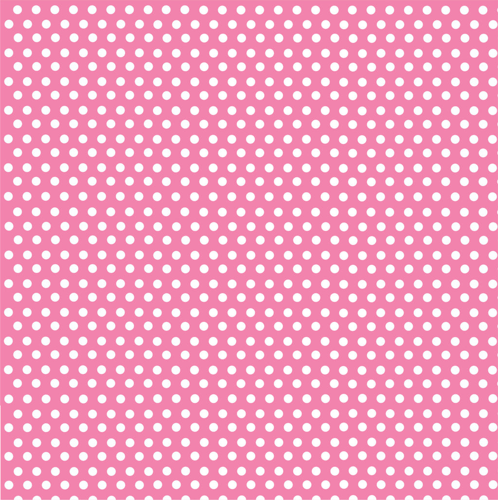 Pink with white mini polka dots craft  vinyl - HTV -  Adhesive Vinyl -  polka dot pattern HTV2311