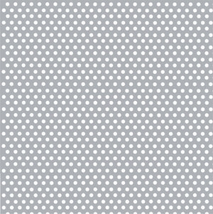 Gray with white mini polka dots craft or adhesive  vinyl - HTV -  Adhesive Vinyl -  polka dot pattern HTV2318 - Breeze Crafts
