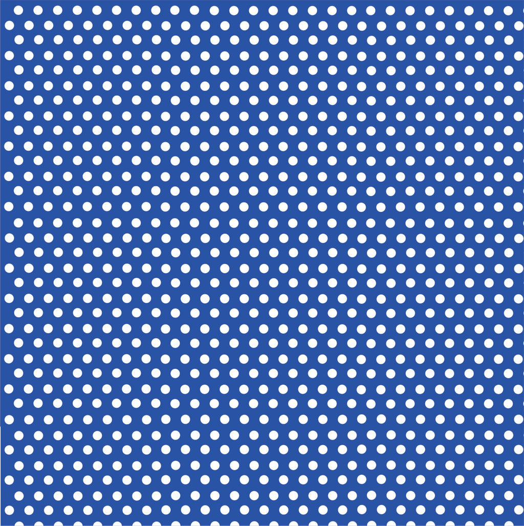 Blue with white mini polka dots craft  vinyl - HTV -  Adhesive Vinyl -  polka dot pattern HTV2326 - Breeze Crafts