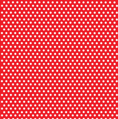 Red with white mini polka dots craft  vinyl - HTV -  Adhesive Vinyl -  polka dot pattern HTV2304