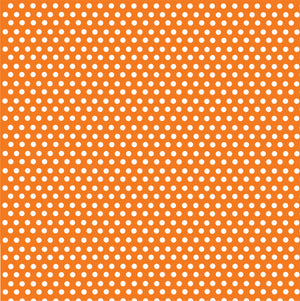 Orange with white mini polka dots craft  vinyl - HTV -  Adhesive Vinyl -  polka dot pattern HTV2308