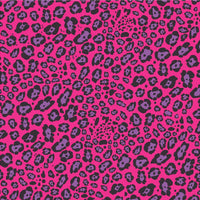 Magenta and purple Leopard print craft  vinyl sheet - HTV -  Adhesive Vinyl -   pink and black cheetah print vinyl  HTV2700