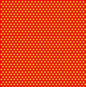 Red with yellow mini polka dots craft  vinyl - HTV -  Adhesive Vinyl -  polka dot pattern HTV2355