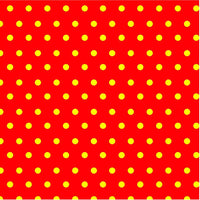 Red with yellow  polka dots craft  vinyl - HTV -  Adhesive Vinyl -  polka dot pattern   HTV3000
