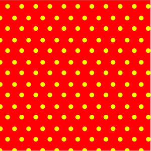 Red with yellow  polka dots craft  vinyl - HTV -  Adhesive Vinyl -  polka dot pattern   HTV3000