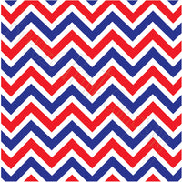 Red, white and blue chevron craft  vinyl - HTV -  Adhesive Vinyl -  large zig zag pattern   HTV1051
