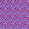 Blue, red and white paisley pattern craft  vinyl sheet - HTV -  Adhesive Vinyl -  dark blue HTV1932 - Breeze Crafts