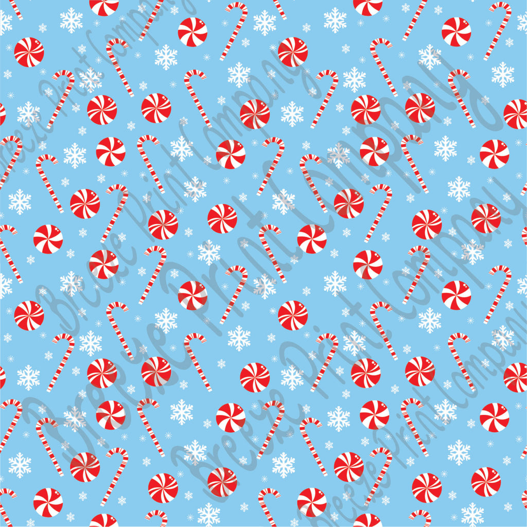 Iron on Vinyl Plaid Christmas Winter Snowflake Pattern Heat