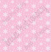 Light pink snowflake craft  vinyl sheet - HTV -  Adhesive Vinyl -  winter pattern holiday HTV1308