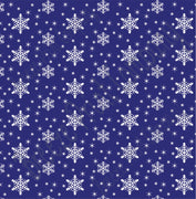 Navy snowflake craft  vinyl sheet - HTV -  Adhesive Vinyl -  winter pattern holiday HTV1313