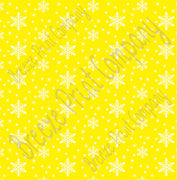 Yellow snowflake craft  vinyl sheet - HTV -  Adhesive Vinyl -  winter pattern holiday HTV1318