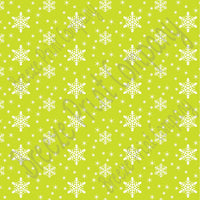 Lime snowflake craft  vinyl sheet - HTV -  Adhesive Vinyl -  winter pattern holiday HTV1309
