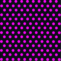 Black with magenta polka dot pattern craft  vinyl - HTV -  Adhesive Vinyl -  medium polka dots HTV1680 - Breeze Crafts