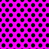 Magenta with black dots craft  vinyl - HTV -  Adhesive Vinyl -  large polka dot pattern  HTV783