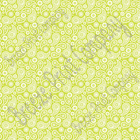 Lime and white paisley pattern craft  vinyl sheet - HTV -  Adhesive Vinyl -  lime green HTV1913
