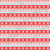 Red, light blue and white Christmas pattern craft  vinyl sheet - HTV -  Adhesive Vinyl -  Nordic knitted sweater pattern HTV3601